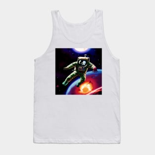 Zombie Astronaut Lost in Space Tank Top